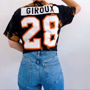 Philadelphia Flyers Claude Giroux Bleach Dyed T-Shirt